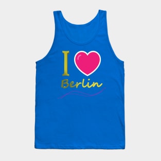 Famous cities in the world - Berlin Tank Top